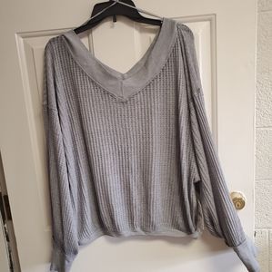NWT Free People  gray color long sleeve